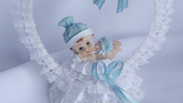 Unique Baby Shower Center Piece