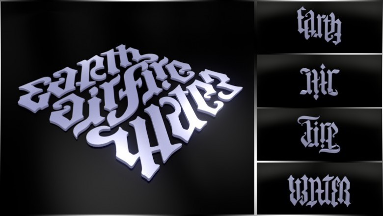 Ambigram Art