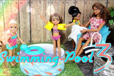 DIY How to make a Doll Swimming Pool
