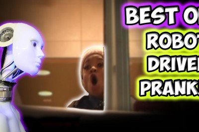 Best of drive thru Robot Prank