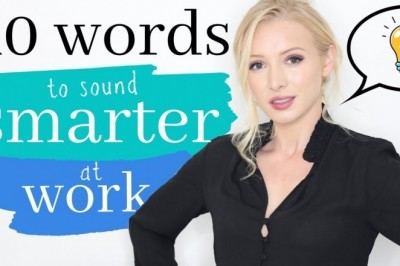 10 Words you need to sound smart at work in English